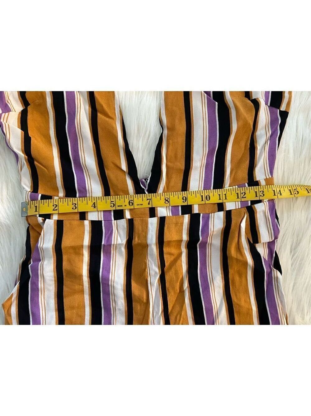 Honey Punch Striped Jumpsuit (sz S) - Picture 4 of 7